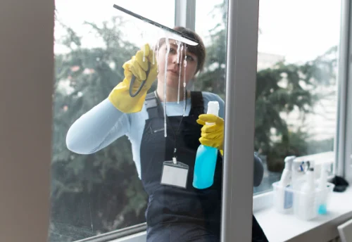 Nettoyage de vitres intérieures et extérieures à Bréhal